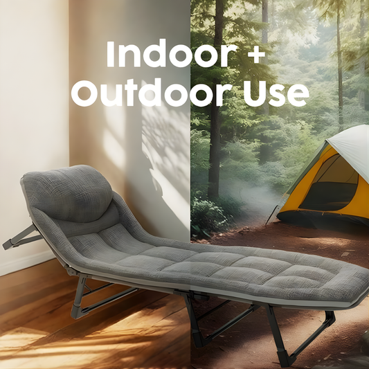 Adjustable Reclining Cot – Perfect for Patio & Home