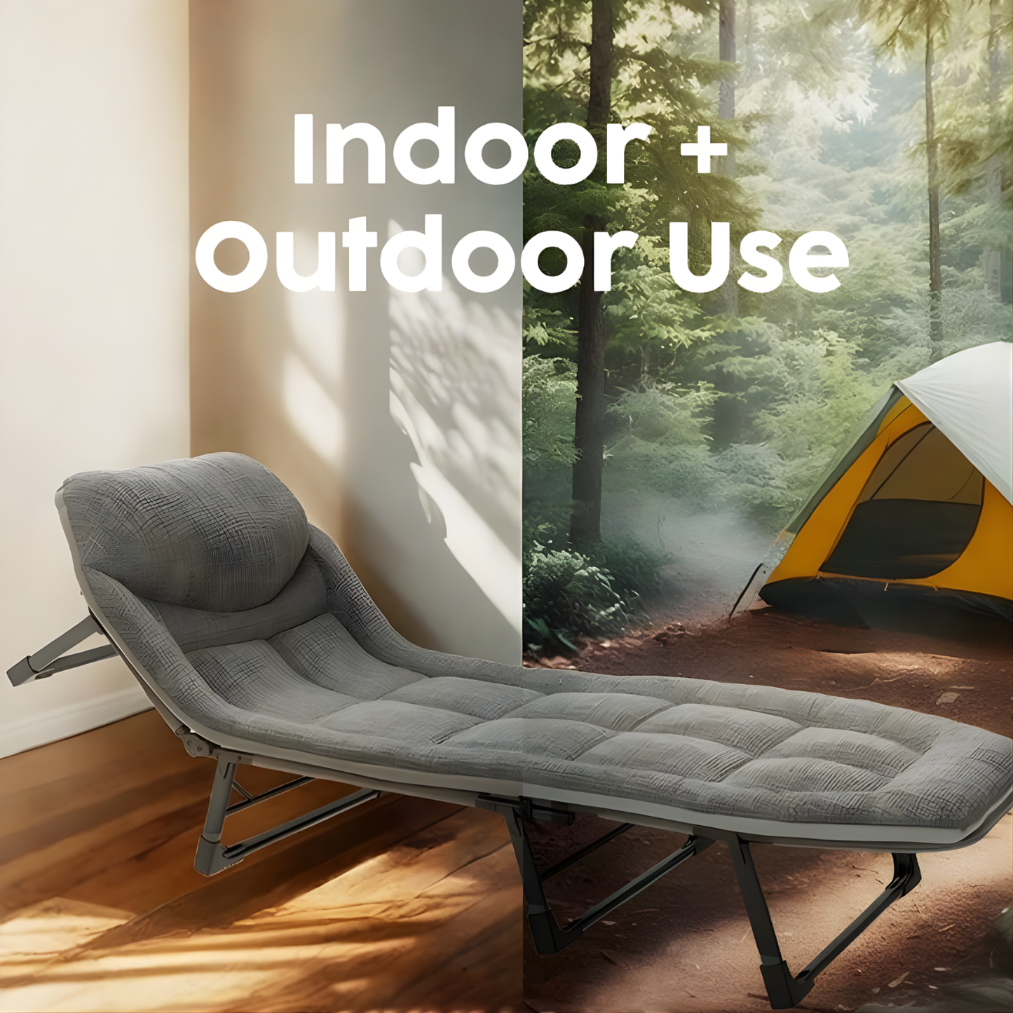 Adjustable Reclining Cot – Perfect for Patio & Home