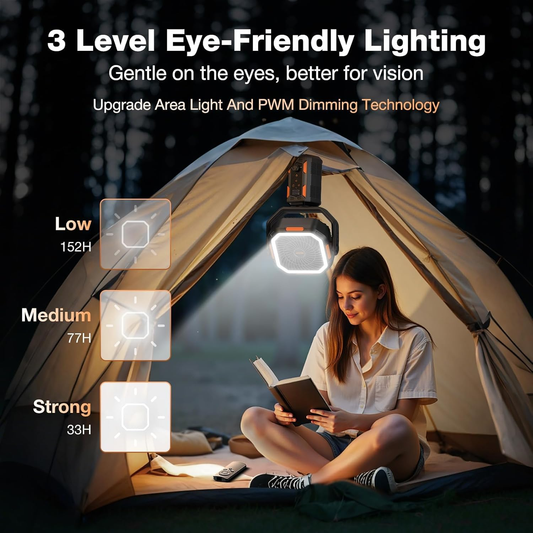 F21 Rechargeable Camping Fan & LED Lantern