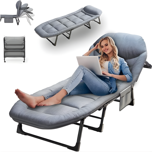 Adjustable Reclining Cot – Perfect for Patio & Home