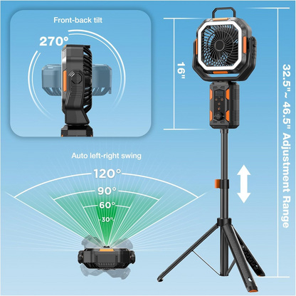 F21 Rechargeable Camping Fan & LED Lantern