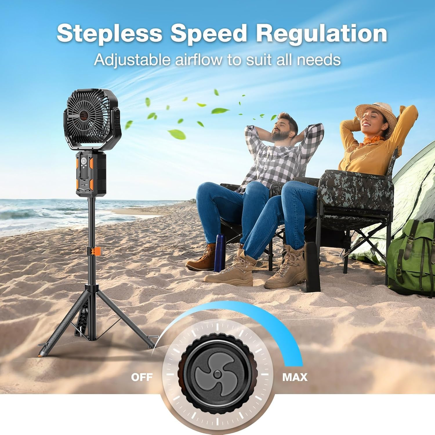 F21 Rechargeable Camping Fan & LED Lantern
