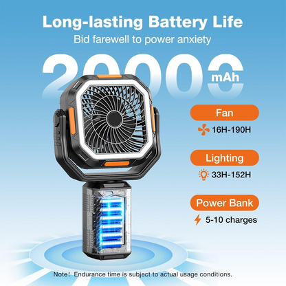 F21 Rechargeable Camping Fan & LED Lantern