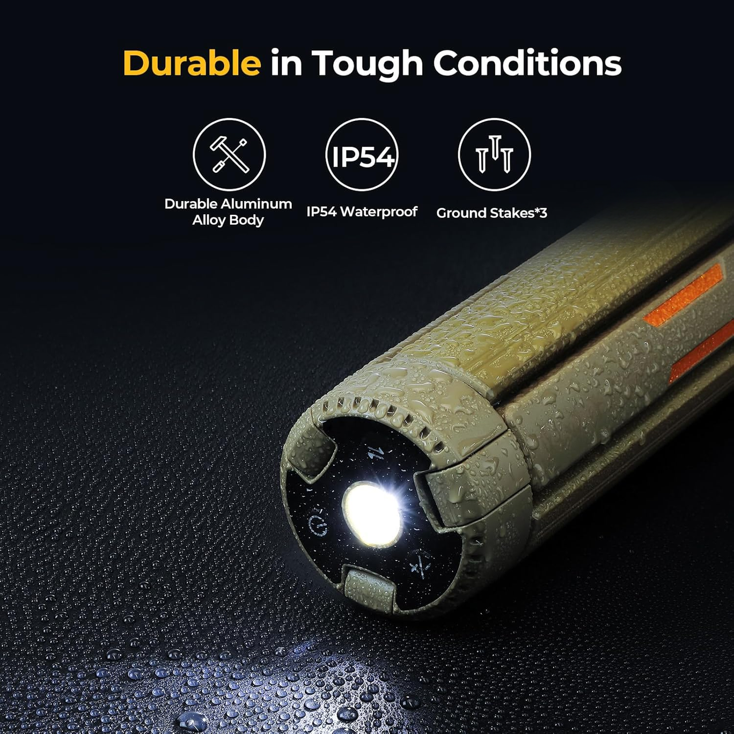 Telescopic Camping Lantern – 15600mAh Rotatable Light