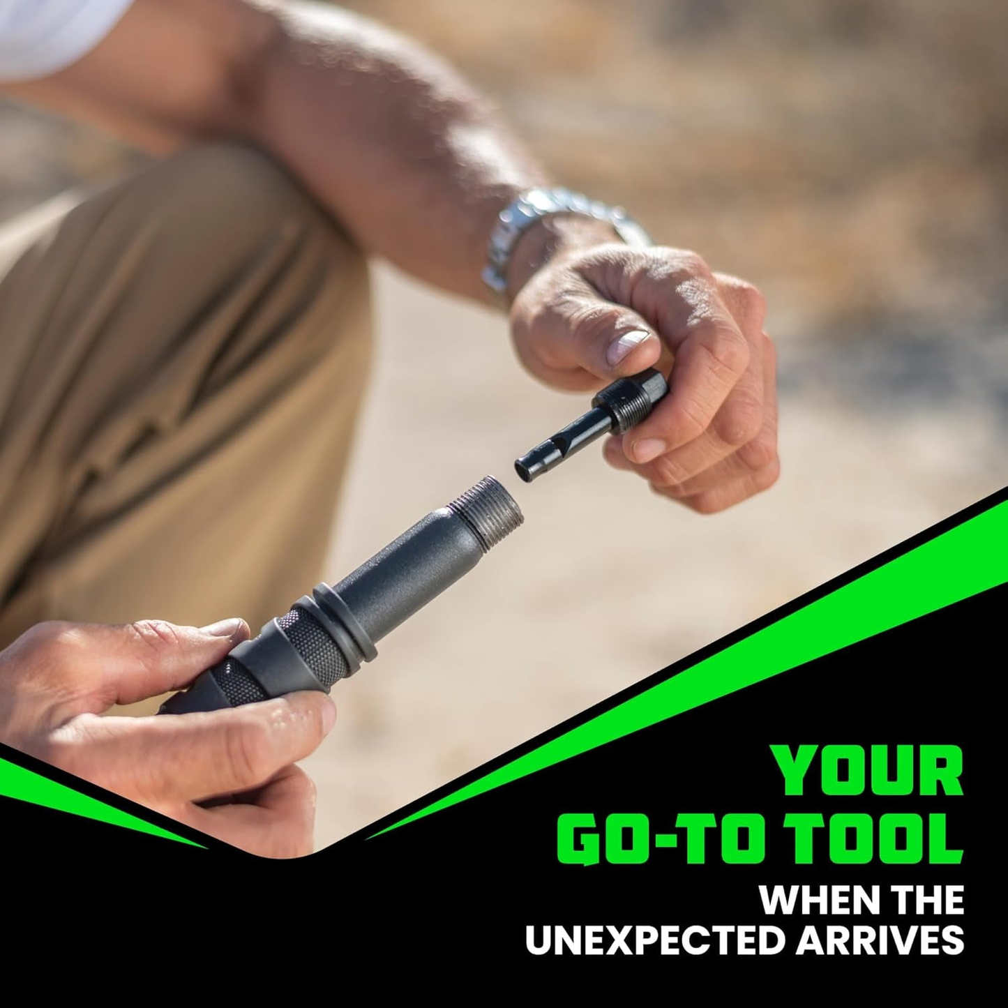 Tactical Survival Shovel with Pick