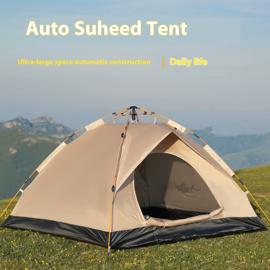 Portable Camping Tent Self-Driving Travel Instant Tents for Outdoor Camping, Emergency Tent 4 Person Waterproof Family Tent